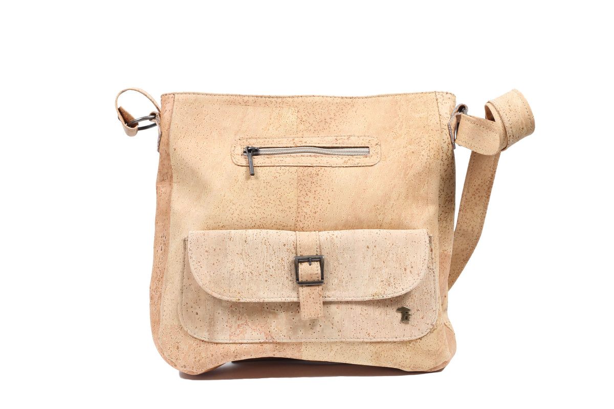 Vegan Eco Friendly Cork Crossbody bag Made In Portugal
